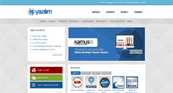 Desktop Screenshot of isyazilim.com.tr